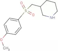 3-((4-Methoxyphenylsulfonyl)methyl)piperidine