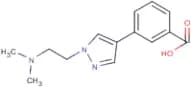 3-(1-(2-(Dimethylamino)ethyl)-1H-pyrazol-4-yl)benzoic acid