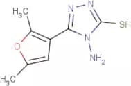 4-Amino-5-(2,5-dimethyl-furan-3-yl)-4H-[1,2,4]triazole-3-thiol