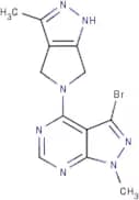 3-Bromo-1-methyl-4-(3-methylpyrrolo[3,4-c]pyrazol-5(1h,4h,6h)-yl)-1H-pyrazolo[3,4-d]pyrimidine