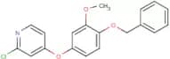 4-(4-(Benzyloxy)-3-methoxyphenoxy)-2-chloropyridine