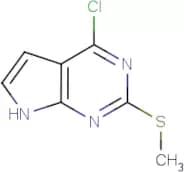 4-Chloro-2-(methylthio)-7h-pyrrolo[2,3-d]pyrimidine