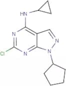 6-Chloro-1-cyclopentyl-n-cyclopropyl-1H-pyrazolo[3,4-d]pyrimidin-4-amine