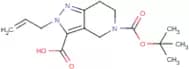 5-(tert-Butoxycarbonyl)-2-allyl-4,5,6,7-tetrahydro-2H-pyrazolo[4,3-c]pyridine-3-carboxylic acid