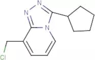 8-(Chloromethyl)-3-cyclopentyl-[1,2,4]triazolo[4,3-a]pyridine