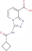 3-(Cyclobutanecarboxamido)-[1,2,4]triazolo[4,3-a]pyridine-8-carboxylic acid