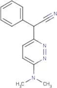 2-[6-(Dimethylamino)pyridazin-3-yl]-2-phenylacetonitrile