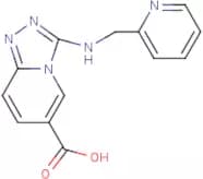 3-((Pyridin-2-yl)methylamino)-[1,2,4]triazolo[4,3-a]pyridine-6-carboxylic acid