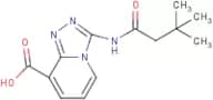 3-(3,3-Dimethylbutanamido)-[1,2,4]triazolo[4,3-a]pyridine-8-carboxylic acid