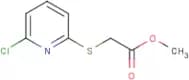 Methyl 2-(6-chloropyridin-2-ylthio)acetate