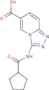3-(Cyclopentanecarboxamido)-[1,2,4]triazolo[4,3-a]pyridine-6-carboxylic acid