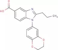 1-(2,3-Dihydrobenzo[b][1,4]dioxin-6-yl)-2-propyl-1H-benzo[d]imidazole-5-carboxylic acid