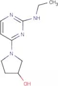 1-(2-(Ethylamino)pyrimidin-4-yl)pyrrolidin-3-ol