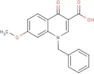 1-Benzyl-1,4-dihydro-7-methoxy-4-oxoquinoline-3-carboxylic acid