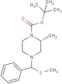 (R)-tert-Butyl 2-methyl-4-((methylthio)(phenyl)methyl)piperazine-1-carboxylate