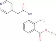 Methyl 3-(2-(pyridin-4-yl)acetamido)-2-aminobenzoate
