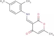 (3Z)-3-{[(2,4-Dimethylphenyl)amino]methylidene}-6-methyl-3,4-dihydro-2H-pyran-2,4-dione