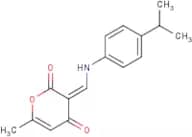 (3Z)-6-Methyl-3-({[4-(propan-2-yl)phenyl]amino}methylidene)-3,4-dihydro-2H-pyran-2,4-dione