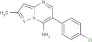 6-(4-Chlorophenyl)-2-methylpyrazolo[1,5-a]pyrimidin-7-amine