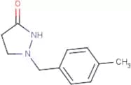 1-[(4-Methylphenyl)methyl]pyrazolidin-3-one