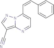 7-[(Z)-2-Phenylethenyl]pyrazolo[1,5-a]pyrimidine-3-carbonitrile