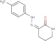 (3Z)-3-[2-(4-Methylphenyl)hydrazin-1-ylidene]piperidin-2-one