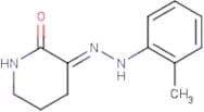 (3E)-3-[2-(2-Methylphenyl)hydrazin-1-ylidene]piperidin-2-one