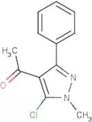 1-(5-Chloro-1-methyl-3-phenyl-1H-pyrazol-4-yl)ethan-1-one