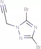 2-(3,5-Dibromo-1H-1,2,4-triazol-1-yl)acetonitrile