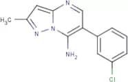 6-(3-Chlorophenyl)-2-methylpyrazolo[1,5-a]pyrimidin-7-amine