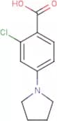 2-Chloro-4-(pyrrolidin-1-yl)benzoic acid