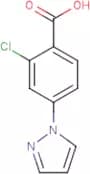 2-Chloro-4-(1H-pyrazol-1-yl)benzoic acid