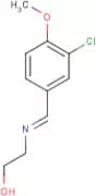 2-[(E)-[(3-Chloro-4-methoxyphenyl)methylidene]amino]ethan-1-ol