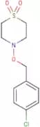 4-[(4-Chlorophenyl)methoxy]-1λ6-thiomorpholine-1,1-dione