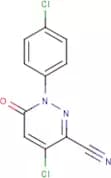 4-Chloro-1-(4-chlorophenyl)-6-oxo-1,6-dihydropyridazine-3-carbonitrile
