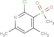 2-Chloro-3-methanesulfonyl-4,6-dimethylpyridine
