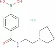4-[(2-Pyrrolidin-1-ylethyl)carbamoyl]benzeneboronic acid hydrochloride