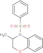 4-(Benzenesulfonyl)-3-methyl-3,4-dihydro-2H-1,4-benzoxazine