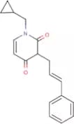1-(Cyclopropylmethyl)-4-hydroxy-3-[(2E)-3-phenylprop-2-en-1-yl]-1,2-dihydropyridin-2-one