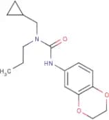 3-(Cyclopropylmethyl)-1-(2,3-dihydro-1,4-benzodioxin-6-yl)-3-propylurea
