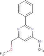 6-(Methoxymethyl)-N-methyl-2-phenylpyrimidin-4-amine