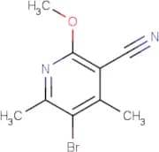 5-Bromo-2-methoxy-4,6-dimethylpyridine-3-carbonitrile