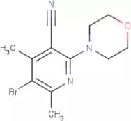 5-Bromo-4,6-dimethyl-2-(morpholin-4-yl)pyridine-3-carbonitrile