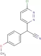 2-(6-Chloropyridazin-3-yl)-2-(4-methoxyphenyl)acetonitrile