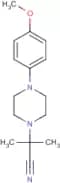 2-[4-(4-Methoxyphenyl)piperazin-1-yl]-2-methylpropanenitrile