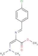 Methyl (2E)-2-[(E)-[(4-chlorophenyl)methylidene]amino]-3-(dimethylamino)prop-2-enoate