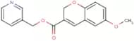 (Pyridin-3-yl)methyl 6-methoxy-2H-chromene-3-carboxylate