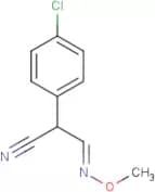 (3E)-2-(4-Chlorophenyl)-3-(methoxyimino)propanenitrile