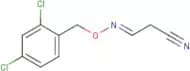 (3E)-3-{[(2,4-Dichlorophenyl)methoxy]imino}propanenitrile
