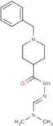 1-Benzyl-N'-[(1E)-(dimethylamino)methylidene]piperidine-4-carbohydrazide